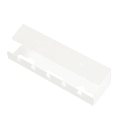 Bandeja Portacables Bajo La Mesa Bandeja de gestión de cables for debajo del escritorio, soporte for cables con abrazadera, sin perforación, suministros espaciosos y resistentes Para Cables(White)