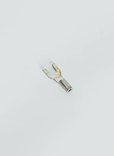 22-18 AWG Non-Insulated #4 Spade Terminal - Butted Seam (100/Pkg.)