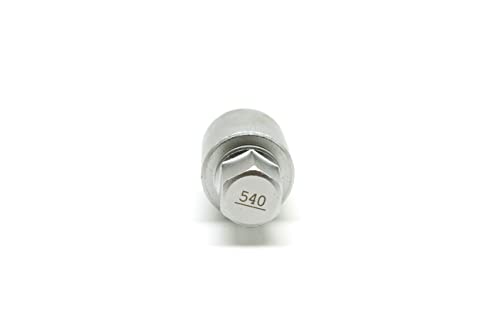 Image of TMAX 540 Wheel Lock Nut Screw Removal Key Anti-Theft Lugnut Socket S3056 for Vw Audi Vag Volkswagen Vehicles