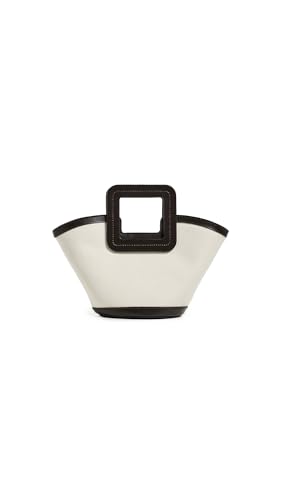 STAUD Womens Shirley Mini Bucket Bag Natural/Espresso One Size