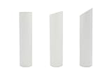 Vinland Marine Rod Holder Inserts Rubber 15°/30°/90°, Rod Holder Insert, Rod Holder Insert Sleeves, for Flsuh Mount Rod Holder, White Replacement Liners for Rod Holders, Rod Saver for Boat