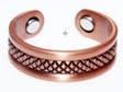 WUTONGXIMagnetic Copper Ring Adjustable Size with Two Strong Magnets for Men and Women