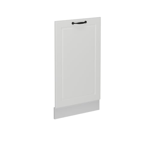 Vicco Geschirrspülblende R-Line, Weiß Landhaus, 45 cm ohne Arbeitsplatte