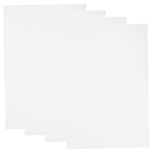 AUTSUPPL Cotton Cross Stitch Fabric 11 Count 12x18 Inches 4 Pieces Embroidery Needles Decor Decorative Fabric