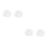 VALICLUD 4 Piezas De Bolas De Pompón De Piel De De Mapache De Imitación Llavero Colgante De Pompón Bolas De Pompón Con Pompones Esponjosos De Piel Sintética Elástica Pompón Esponjoso