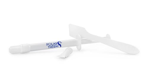 Image of Polartherm X-8 Thermal Paste for CPU & GPU, 2 Grams, with Application aid, high Thermal Conductivity, Long Durability, Safe Application, Non-Conductive