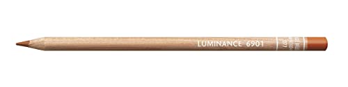 Image of CARAN DACHE LUMINANCE 6901 THE MOST LIGHTFAST PERMANENT COLOUR PENCIL EVER DESIGNED FOR PROFESSIONAL ARTIST (BURNT OCHRE)