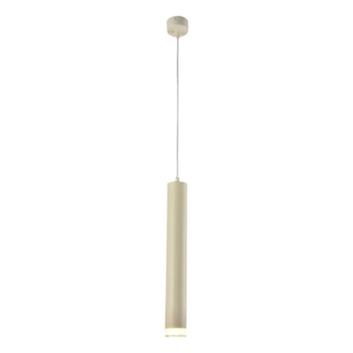 ENTHERONIC Nordic Simple Pendant Light LED Long Tube Hanging Light Aluminum Small Chandelier IP65 Waterproof Hanging Lamp Energy-saving Anti-Rust Cylinder Lantern For Entryway Bathroom Vanity Corridor