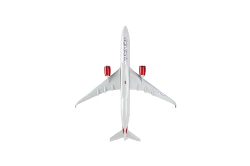Skymarks Virgin Atlantic Airways Airbus A350-1000 1/250 Scale Model – 12” Length, 10.5” Wingspan – Officially Licensed Collectible Airplane with Display Stand – Ages 14+