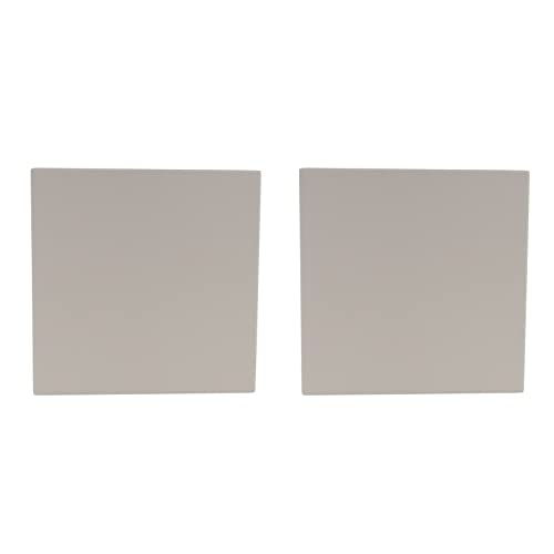 Janasiba 2 piedras para pizza para cocinar, hornear, asar, herramientas de pizza extra gruesas para horno y parrilla, moldes para pan, bandeja de cocina, molde para hornear, 305 x 305 x 10 mm