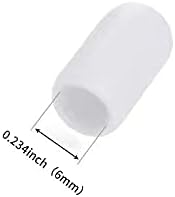 Screw Thread Protectors Compatible with Shutters White(0.234 x 1/100 pcs)