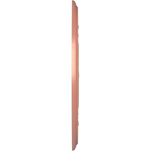 Image of Ekena Millwork CMP16BAFCP Baltimore Thermoformed PVC Ceiling Medallion (Fits Canopies up to 6 1 /2 inch), 16 inchOD x 3 1 /2 inchID x 1 inchP, Universal Pearl Metallic Champagne Pink