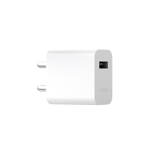 Image of DeperAI 18W Fast Wall Charger USB A Adapter - Universal for iPhone, Samsung, Realme, Xiaomi & More | UFCS Support | Compact Design (White)
