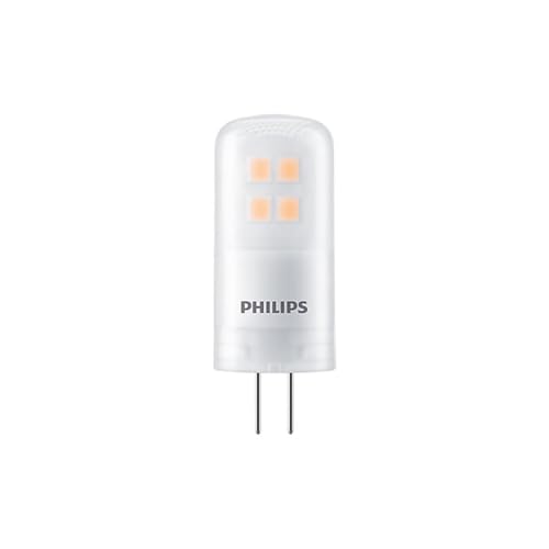 Philips CorePro LED G4 Capsule 2.1W Dimmable (20W Equivalent) 12V, Warm White 2700K, Energy Efficient LED Bi-Pin Capsule Bulb, Compact G4 Pin Base, Halogen Replacement