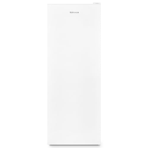 Telefunken Gefrierschrank groß | Tiefkühlschrank freistehend | 175 Liter Nutzinhalt - Ausreichend Platz | leise 40 dB | 4*-Gefrieren | Temperaturregelung | Freezer gross | F-GS-145-E-W weiß