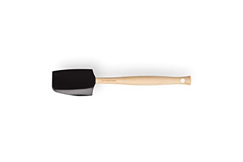 Le Creuset Spatola Craft media, 28.5 cm, Silicone, Nero (Lucido), 42004291400000