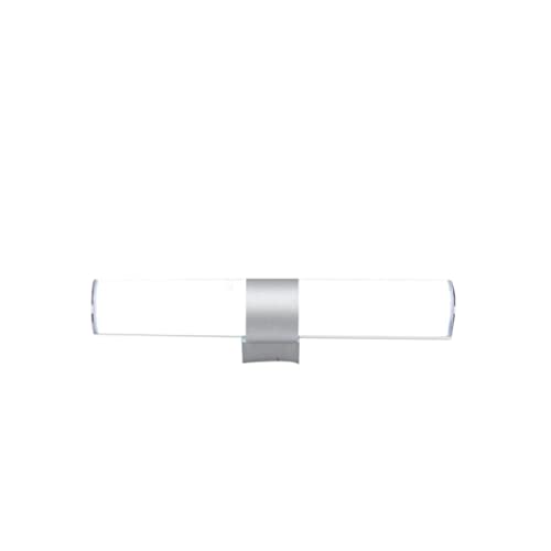 SHITOOMFE Lámpara de pared para baño, luz frontal para espejo, lámpara de pared para baño, luz LED para tocador, aplique de maquillaje de 12W blanco para dormitorio, cocina, espejo LED