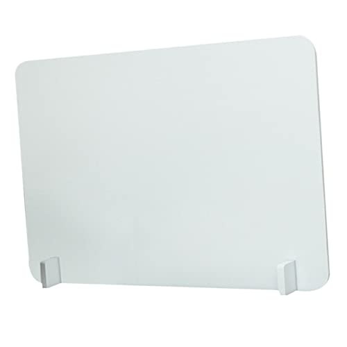 MAGICLULU Painel de isolamento protetor de 50 cm x 30 cm fácil de instalar divisores mesa para restaurante placa de ecrã redondo com pulverizador painel separador para