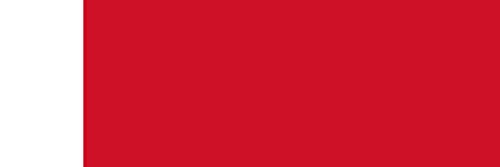 Drapeau Bahrain 1820-1932 de qualité supérieure avec oeillets - 2