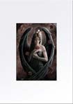 Impression Angel Rose Anne Stokes A4 en cadre carton pour sublimer votre chambre gothique