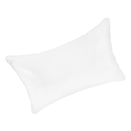 Holibanna Transparent Inflatable Pillow Inserts Portable Sofa Cushion Durable Support for Camping and Inflate Deflate Design Modern Material for Stylish
