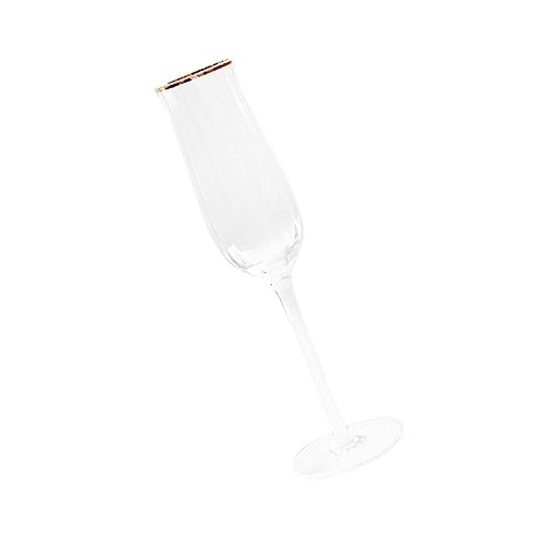NAMOARLY 1pieza Copa De Cristal Tulipán Diseño Elegante Vaso Base Para Champán Vino y Cócteles Para Celebraciones y Ocasiones Especiales