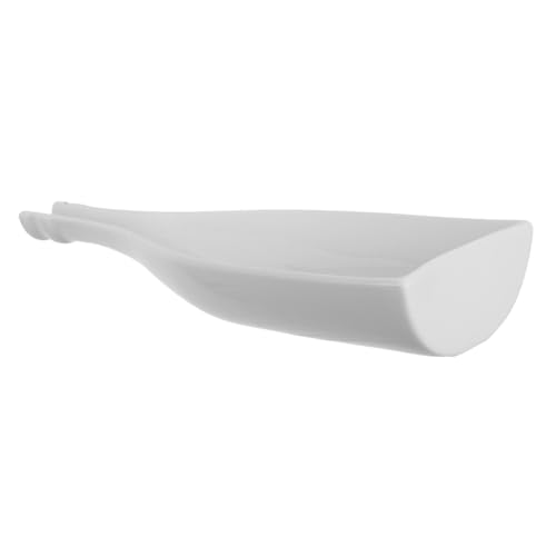 BRIGHTFUFU Plato Cerámico con Forma de Botella de Vino Resistente para Frío y Aperitivos Bandeja Irregular para Restaurante y Uso Doméstico Diseño Elegante y Duradero