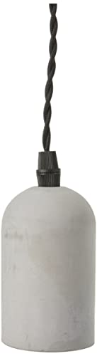 Kikkerland klp58-eu Concrete Pendant Lamp Cone, cerámica/hormigón, gris