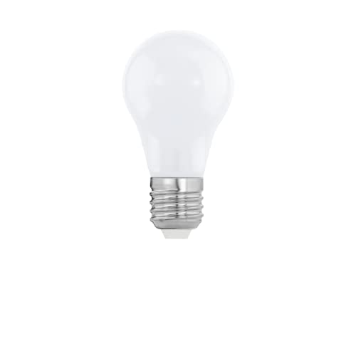 Eglo LED Light Bulb Milky, Opaque E27 Edison lamp, 7 watt (Equivalent to 60 watt), 806 Lumen, Warm White Glow, 2700 Kelvin