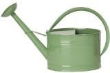 HIT Corp. 8584E SA Galvanized Heavy Gauge Steel Watering Can, 2-Gallon, Sage