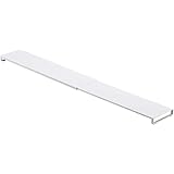 山崎実業(Yamazaki) 伸縮 排気口カバー フラットタイプ ホワイト 約W44.5~77×D10×H2.5cm タワー tower 幅約42.5~75cmまで対応 薄型 油はねガード 60cm 75cm IH コンロ カバー 5732