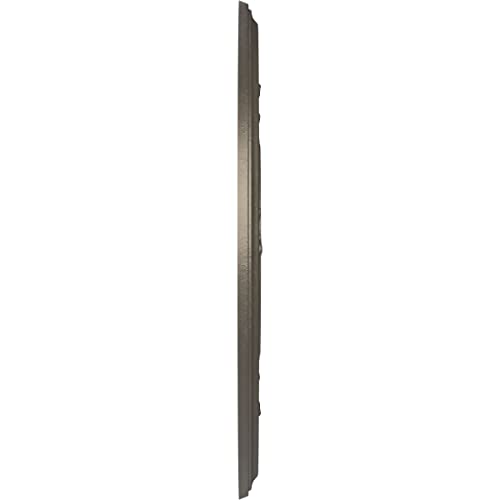 Image of Ekena Millwork CMP16BADST Baltimore Thermoformed PVC Ceiling Medallion (Fits Canopies up to 6 1 /2 inch), 16 inchOD x 3 1 /2 inchID x 1 inchP, Universal Aged Metallic Weathered Steel