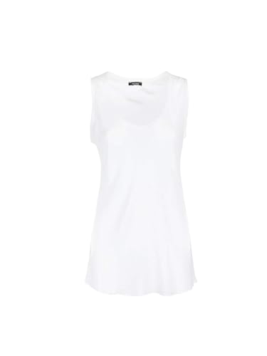 Top Donna Bianco Fracomina débardeur blanc été chic stretch