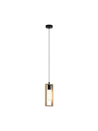 Lustre en bois vintage GL0489, suspension haut de gamme pour salle à manger