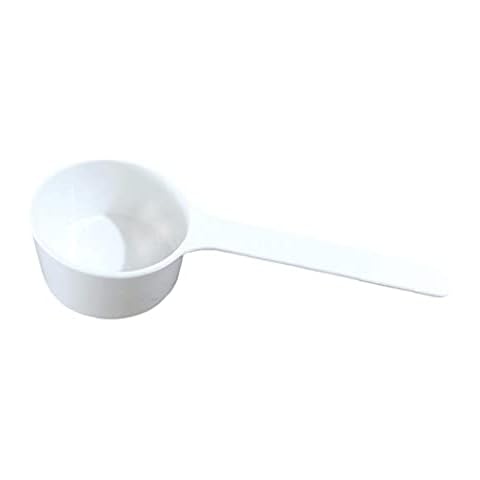 Plastic Measuring Spoon Coffee Protein Milk Powder Scoop 8ML Kitchen Spoon Tool White Tampers Cover