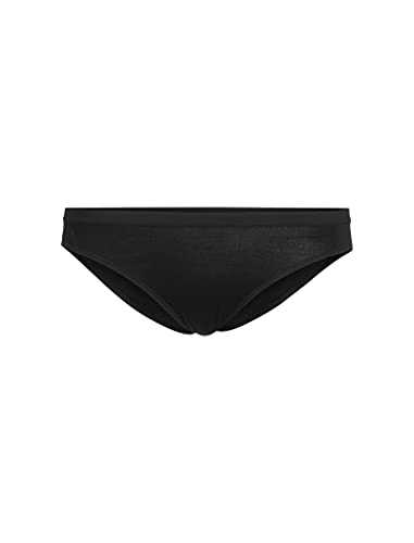 Icebreaker Merino Women's Siren Bikini, Black, Small, Black/Black