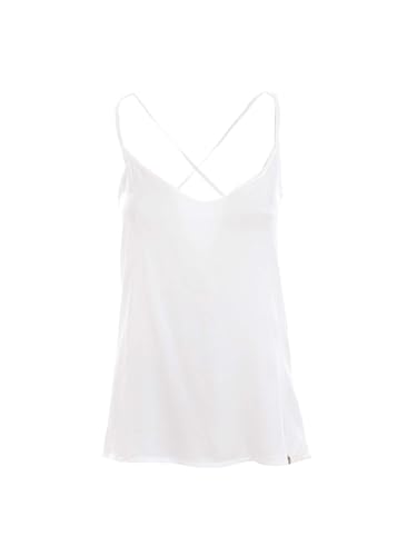 Top Fracomina blanc Fs23st2001w45101, haut femme élégant et léger pour l'été