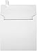 6 1/2 x 6 1/2 Square Envelopes - 70lb. Bright White (50 Qty) | Perfect for Invitations, Announcements, Greeting Cards, Photos | 10928-50