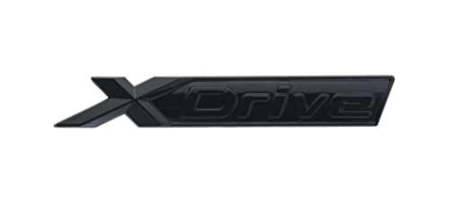 Image of 1PCS XDrive X Drive Badge Decal Car Fender Side Trunk Rear Body Emblem Sticker Replacement for Xtreme (Gloss Black)