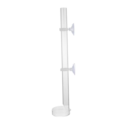 DECOMELODY Aquarium Sucker Fish Tank Shrimp Feeder Cups 32cm Long for Crystal Shrimp