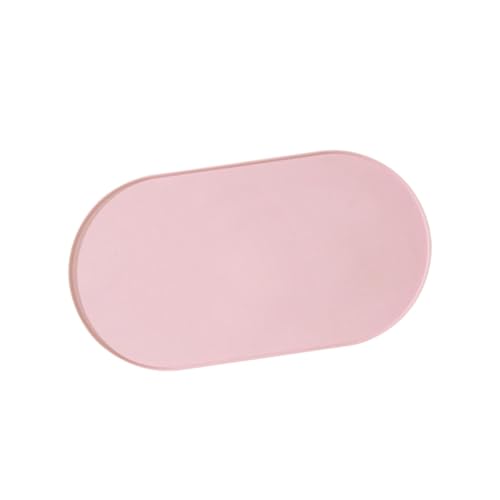 Jinhxofs Mat Non Slip Silicone Mat Raised Edge Waterproof Dog Bowl Placemat High Lip Floor Protection Easy to Clean Suitable for Cat Food