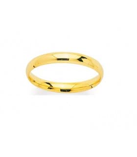 Alliance or jaune 750 de 3 mm taille 52 le symbole éternel de votre amour véritable