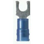 Panduit, PNF14-14SLF-M, Short Locking Fork Terminal 16 – 14 AWG 1/4 Stud Size Funnel Entry Nylon Insulated Bulk Package. (40 Item/s)