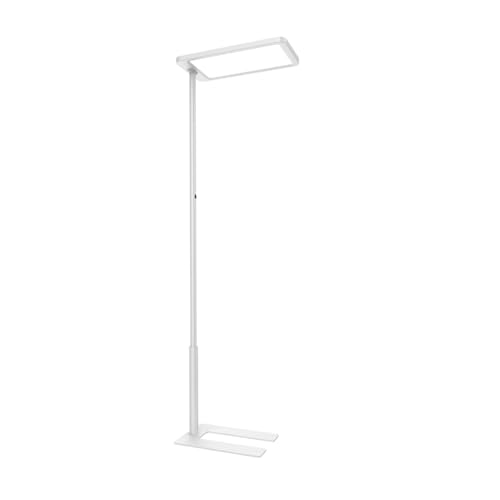 Spacetronik LED Büro Stehlampe Dimmbar, Uplight & Downlight Bürolampe, 4000K Neutralweiß, CRI90...