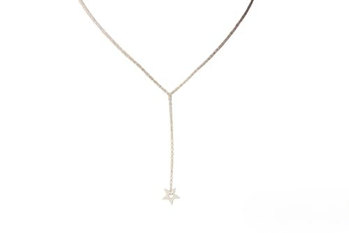 Collier Y argent massif pendentif étoile pour sublimer vos tenues d'été