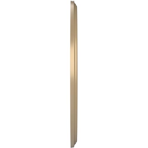 Image of 19 inchOD x 3 1 /2 inchID x 1 inchP Berkshire Thermoformed PVC Ceiling Medallion (Fits Canopies up to 8 3 /8 inch), Universal Metallic Champagne Mist