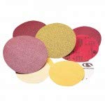 Carborundum 5539520274 Premier Red Aluminum Oxide Dri-Lube Paper Discs-100 EA/PK 1 Pack