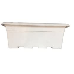 Pankaj Nursery Rectangle Window Fresh Plastic Garden Pots, 24X9X8 White Pack of 3 (B09WLYZ2JD) Amazon Price History, Amazon Price Tracker