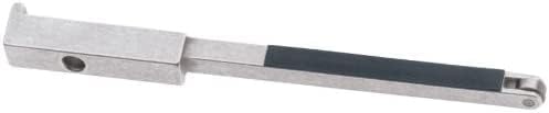 Dynabrade (11212) Contact Arm Assembly | 5/16" Diameter x 1/8" Wide, Steel Wheel, with 1/4" (6 mm) Wide Platen | For 1/4" (6 mm) Wide x 24" (610 mm) Long Belts