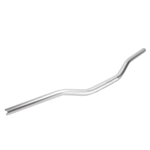 Guidon moto 28mm argent universel chopper 1-1/8 pouces alu
